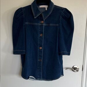 See by Chloe puff sleeve denim shirt